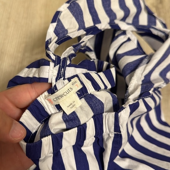 Crewcuts striped navy dress size 7 - Picture 3 of 3
